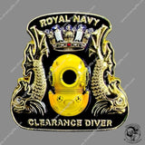 Royal Navy Clearance Diver Pin Badge