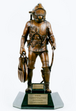 The Final Editions – No.300 of 300 Matched Triplet of Bronze Statuettes: MkV Monument, Military Diver Memorial and Deepwater Diving Monument - Divers Gifts