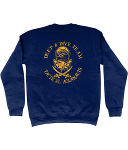 Deep 6 Dive Team - SweatShirt (01) (Printed Front and Back)