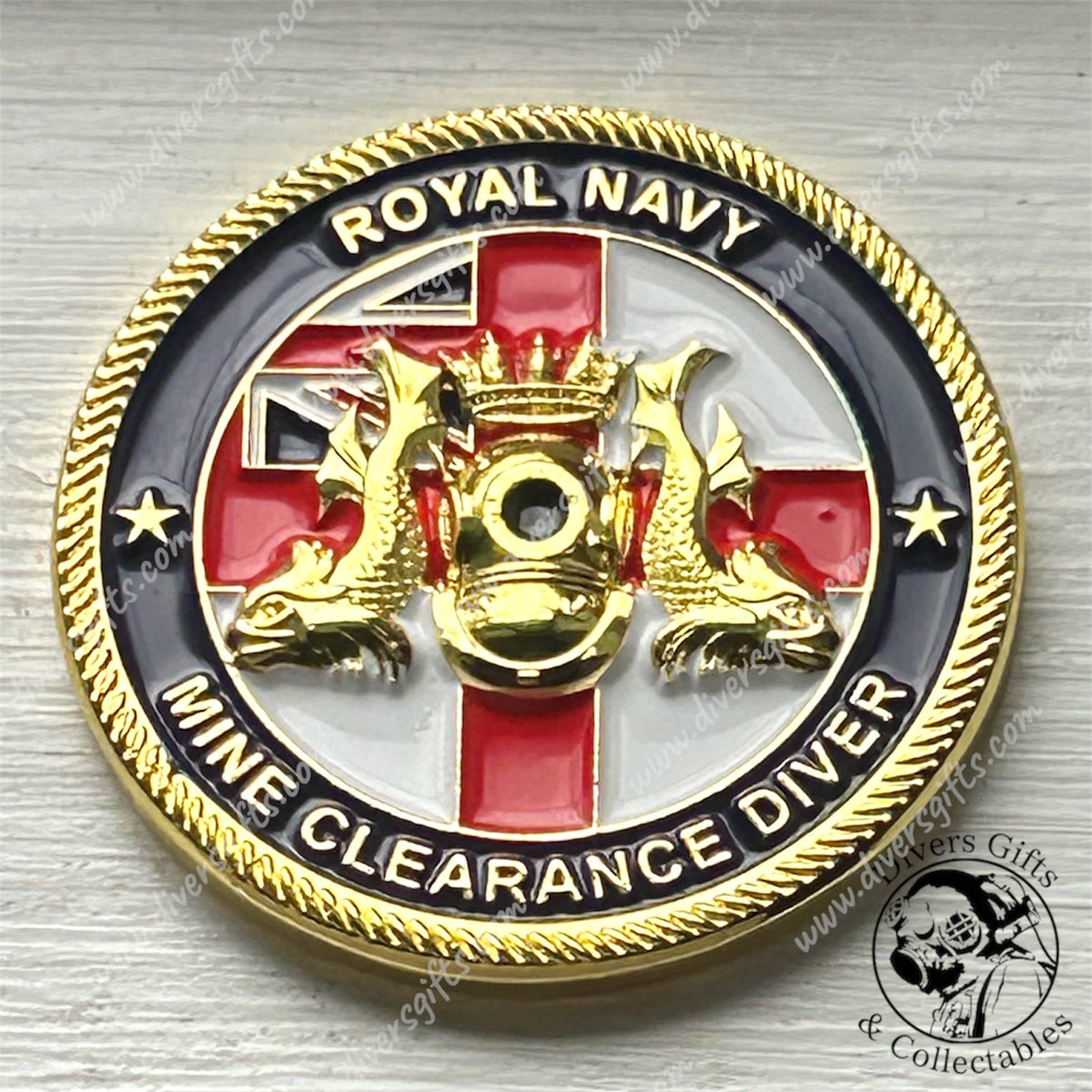 02 - Royal Navy Clearance Diver Challenge Coin – Divers Gifts