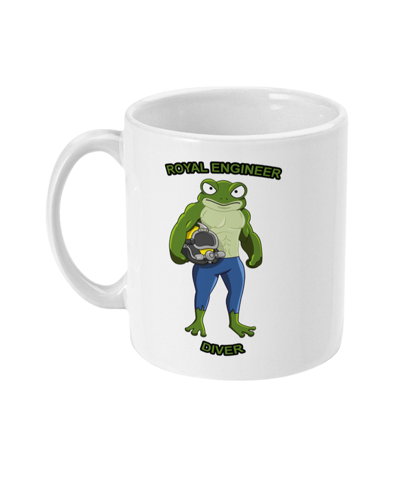 11oz Mug - Royal Engineer Diver - Divers Gifts