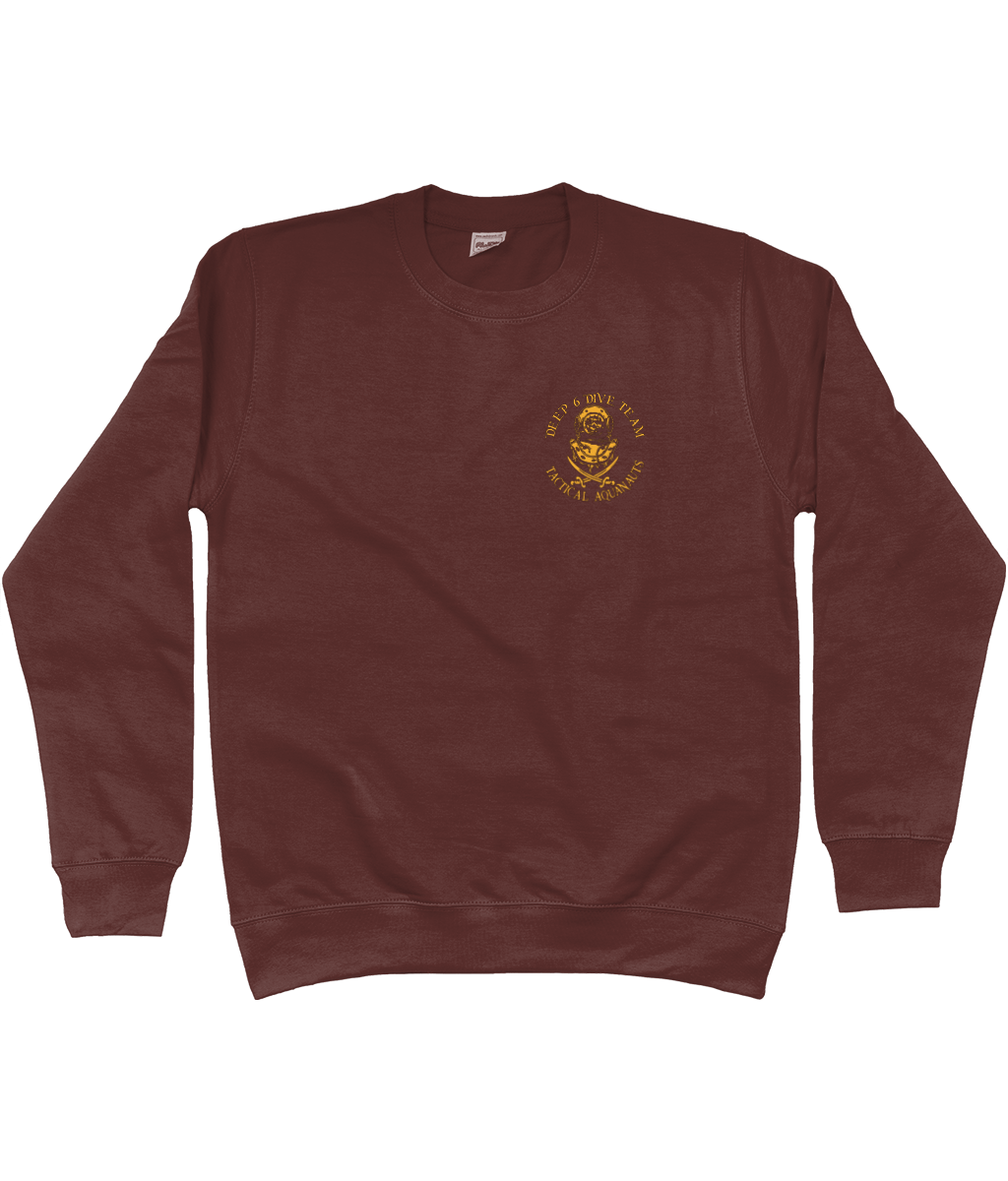 Deep 6 Dive Team - SweatShirt (01) (Printed Front and Back)