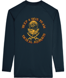Deep 6 Dive Team - (02) (Printed Front and Back) Long Sleeve Neoteric™ Sportswear T-Shirt