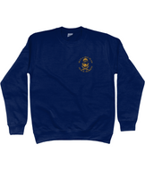 Deep 6 Dive Team - SweatShirt (01) (Printed Front and Back) - Oxford Navy / X-Small