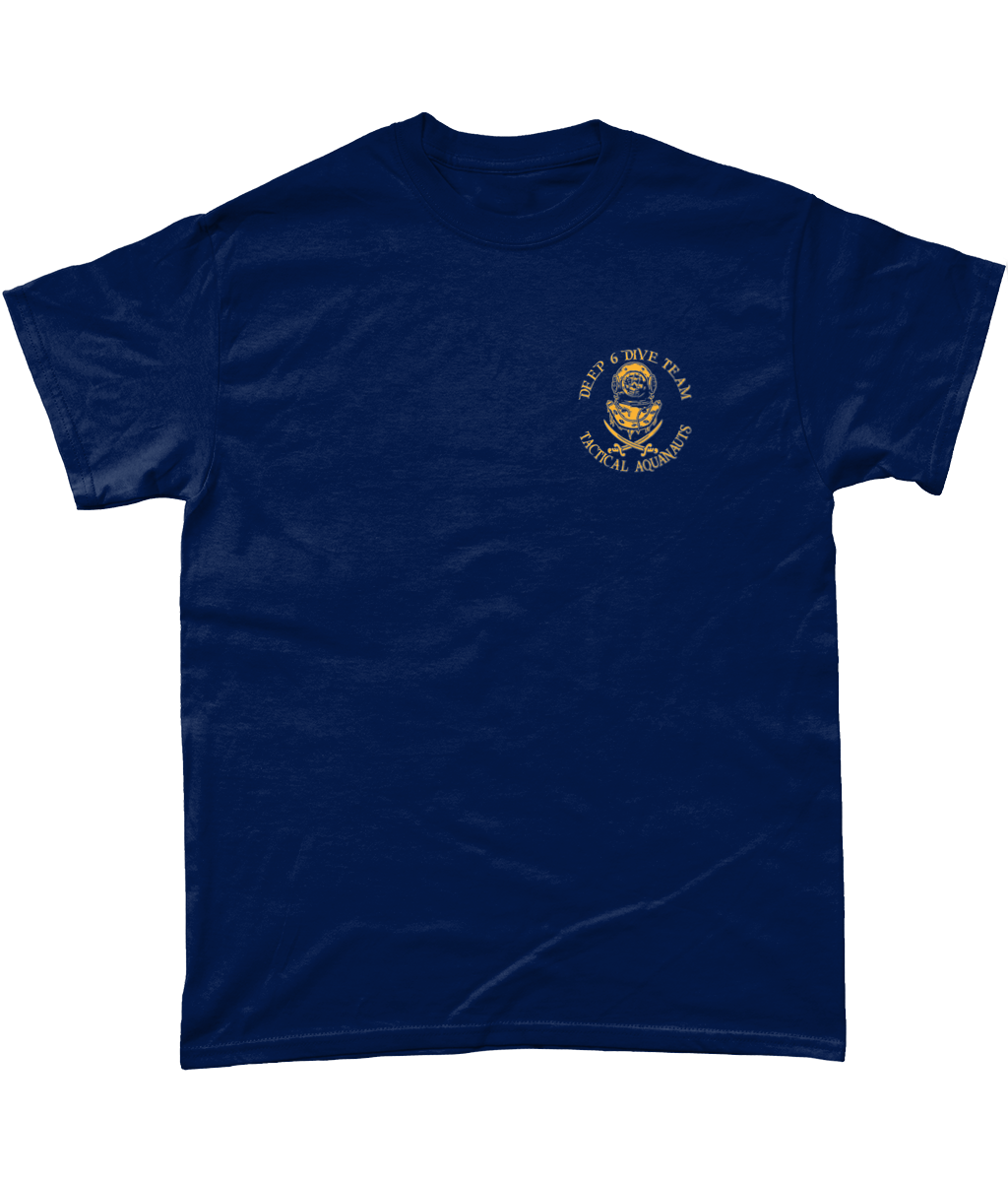 Deep 6 Dive Team - T-Shirt (01) (Printed Front and Back)