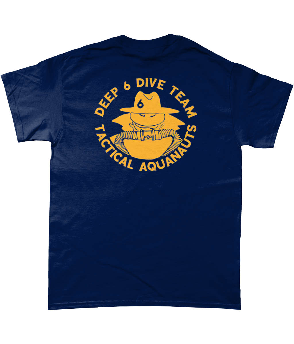 Deep 6 Dive Team - T-Shirt (03) (Printed Front and Back)