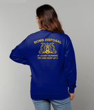 02 - Sweatshirt - Navy EOD - (Printed Front and Back) - Divers Gifts