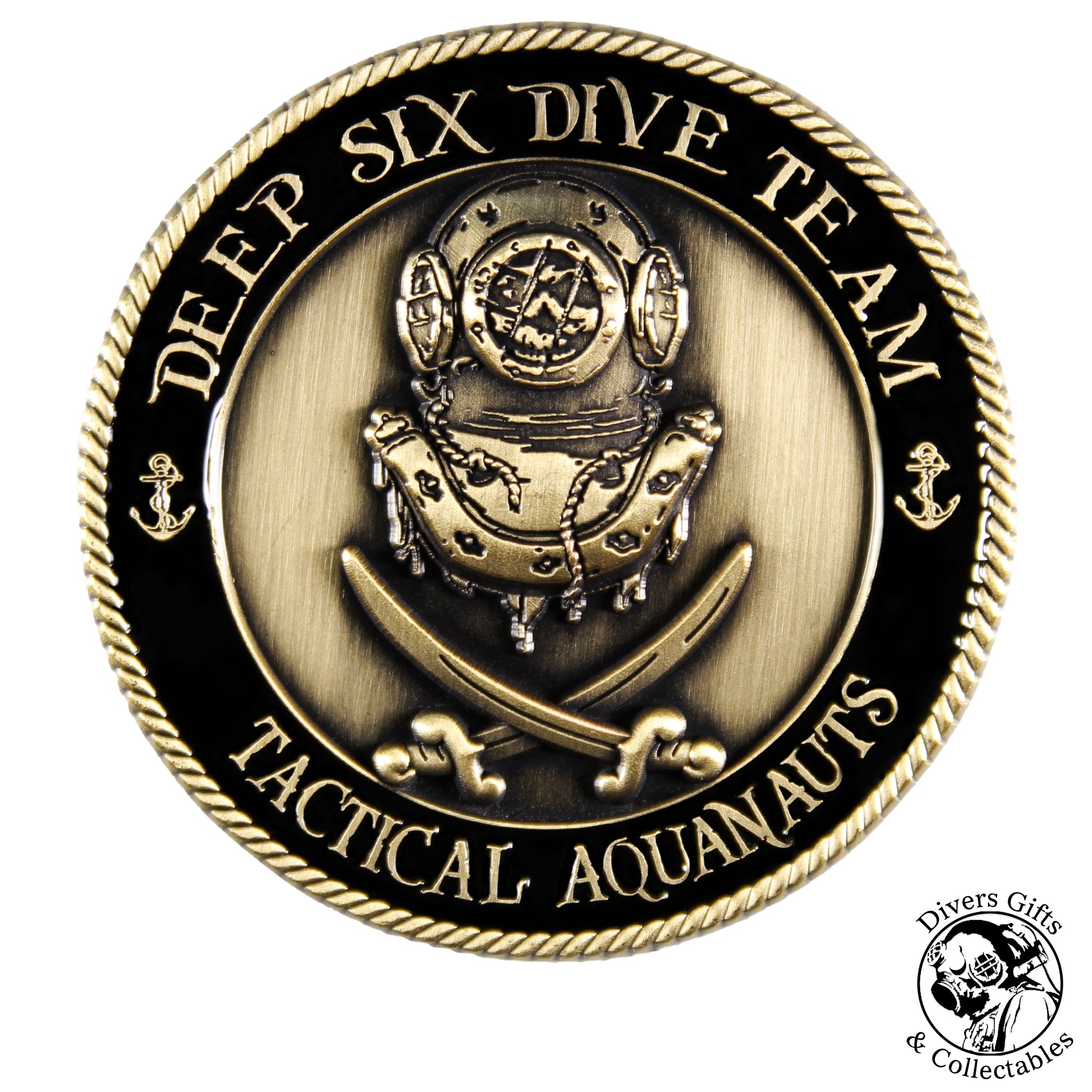 09 - Deep 6 Dive Team Challenge Coin – Divers Gifts