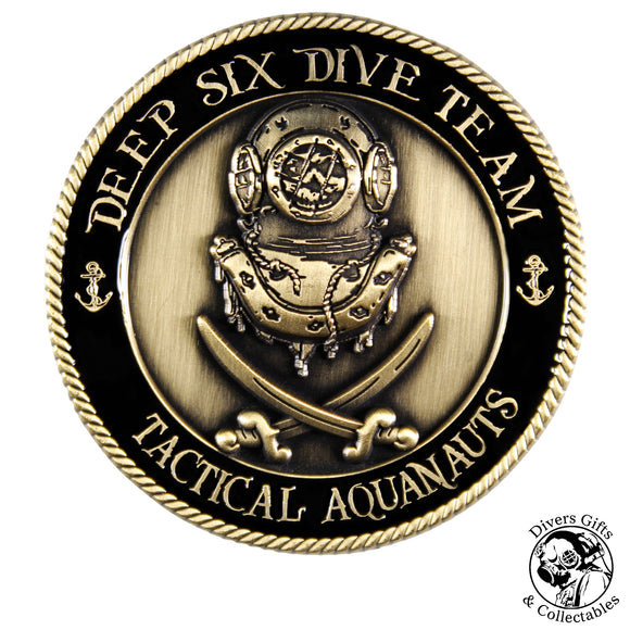 09 - Deep 6 Dive Team Challenge Coin