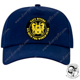 ‘Navy Divers - We Dive The World Over’    Rubber Velcro Patch