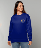 06 - Sweatshirt - Navy Diver - (Printed Front and Back) - Divers Gifts