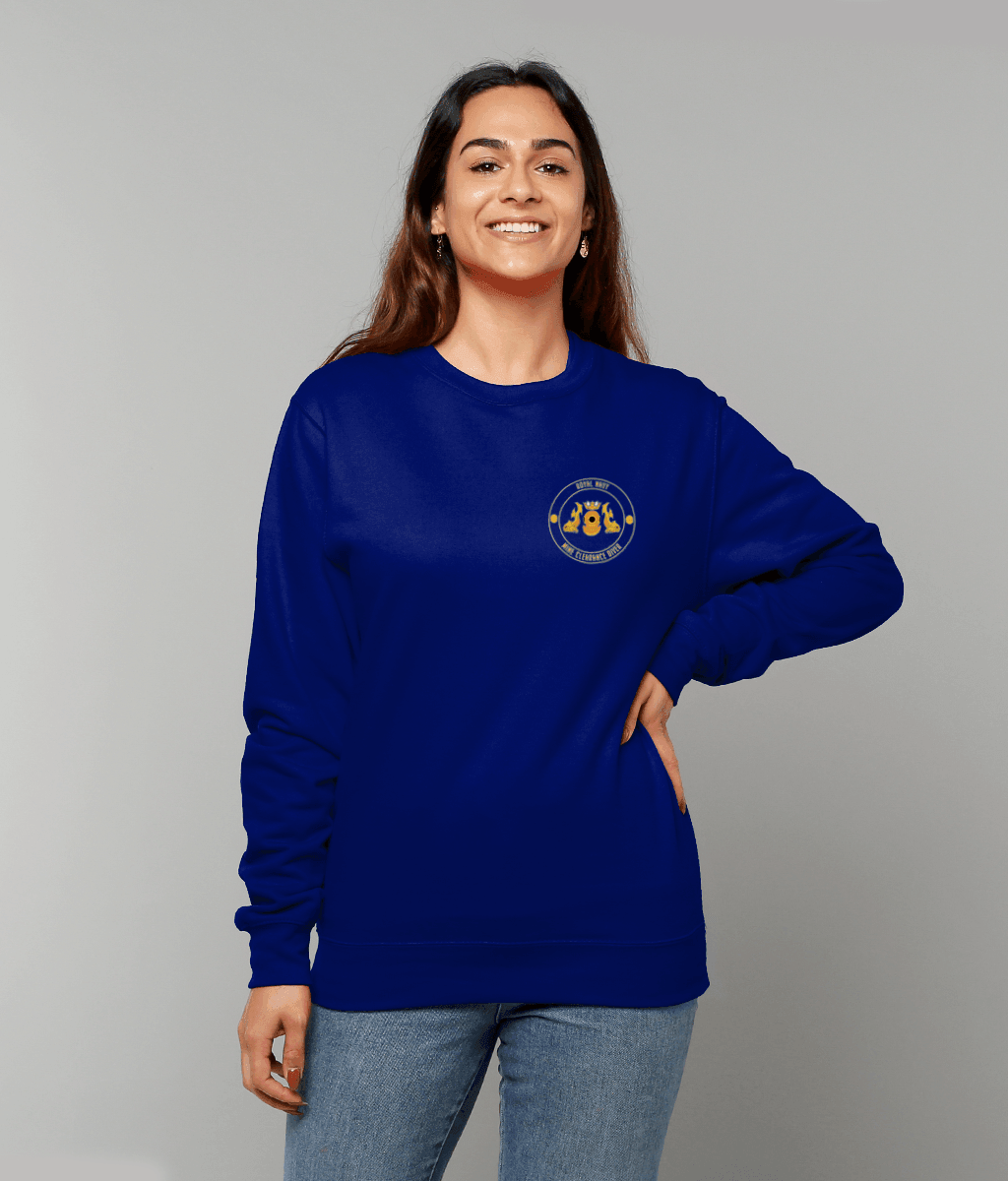 10 - Sweatshirt  - CD Crest with Mines - (Printed Front and Back) - Divers Gifts