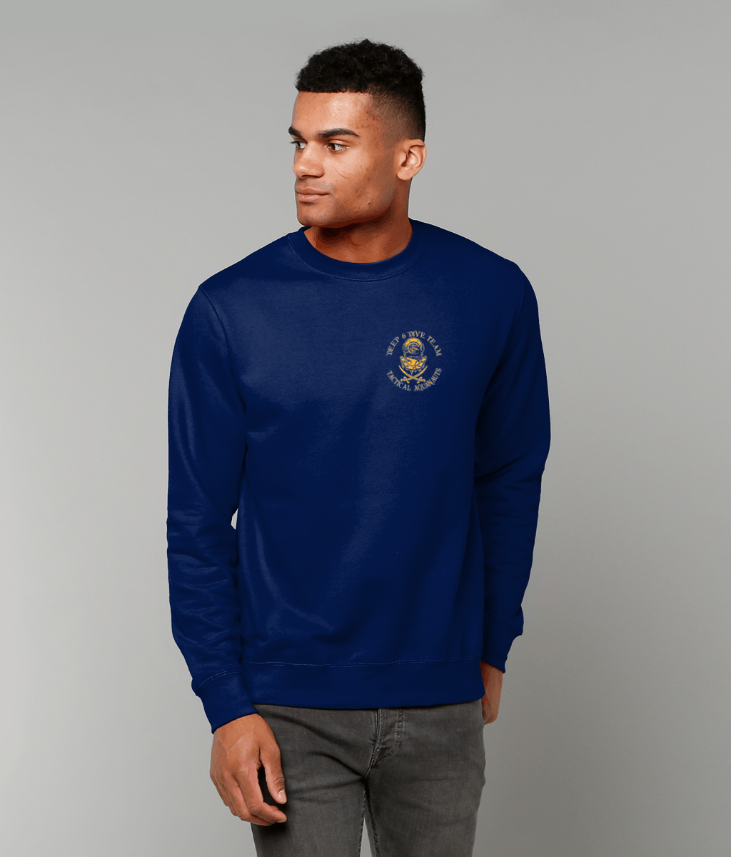 Deep 6 Dive Team - SweatShirt (01) (Printed Front and Back)