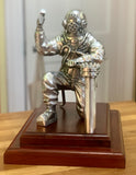 MkV Diver in metal on wooden base - Limited Edition of 8 only made! - Divers Gifts