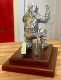 MkV Diver in metal on wooden base - Limited Edition of 8 only made! - Divers Gifts
