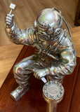 MkV Diver in metal on wooden base - Limited Edition of 8 only made! - Divers Gifts