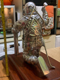 MkV Diver in metal on wooden base - Limited Edition of 8 only made! - Divers Gifts
