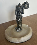 VINTAGE ANTIQUE DEEP SEA DIVER TABLE LIGHTER. - Divers Gifts