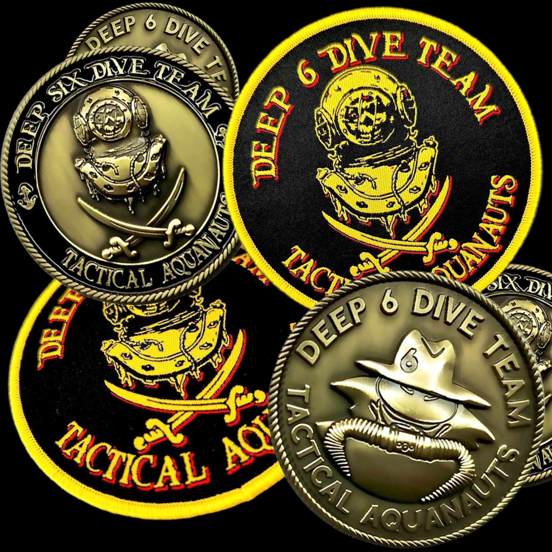 09a - Deep 6 Dive Team Challenge Coin & Patch Offer!