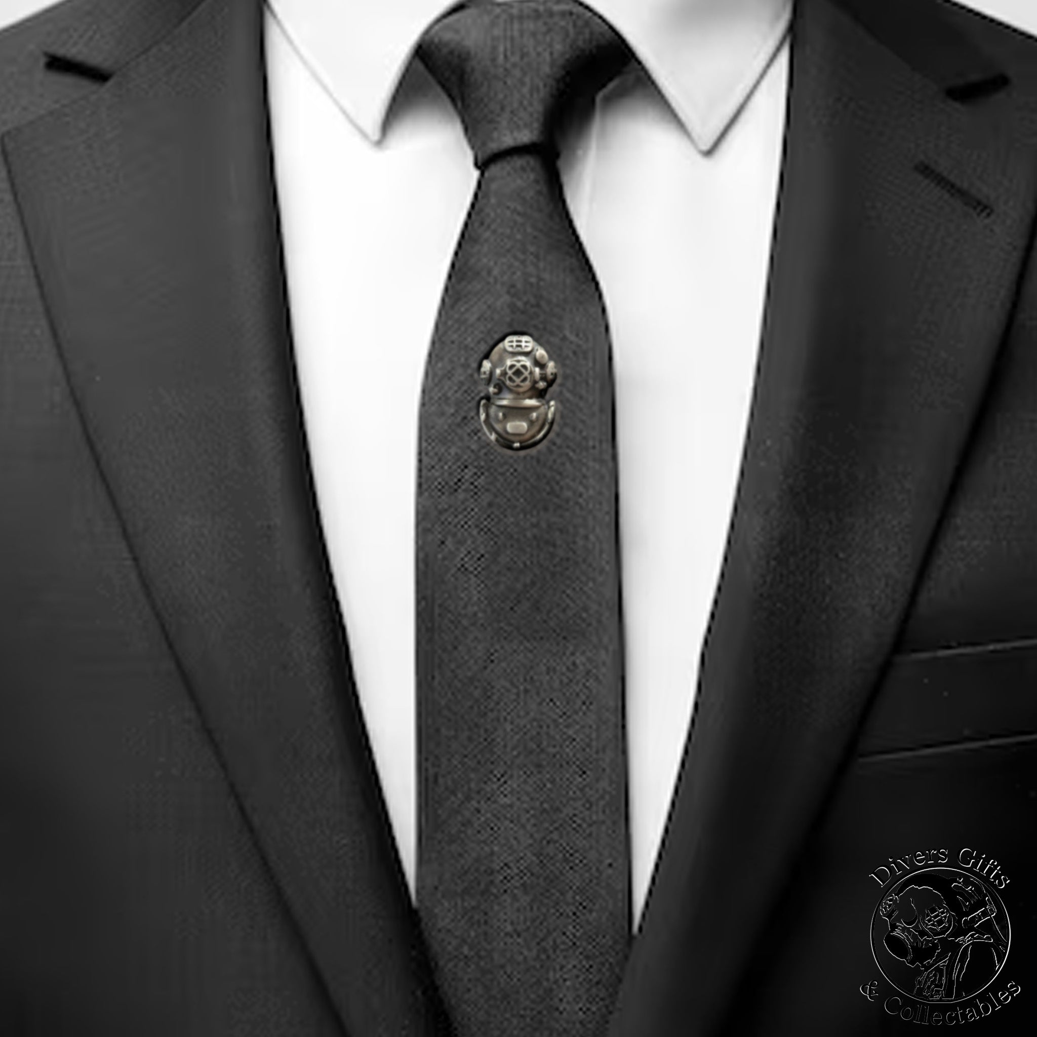 MkV Diving Helmet Lapel/Tie Pin - Divers Gifts