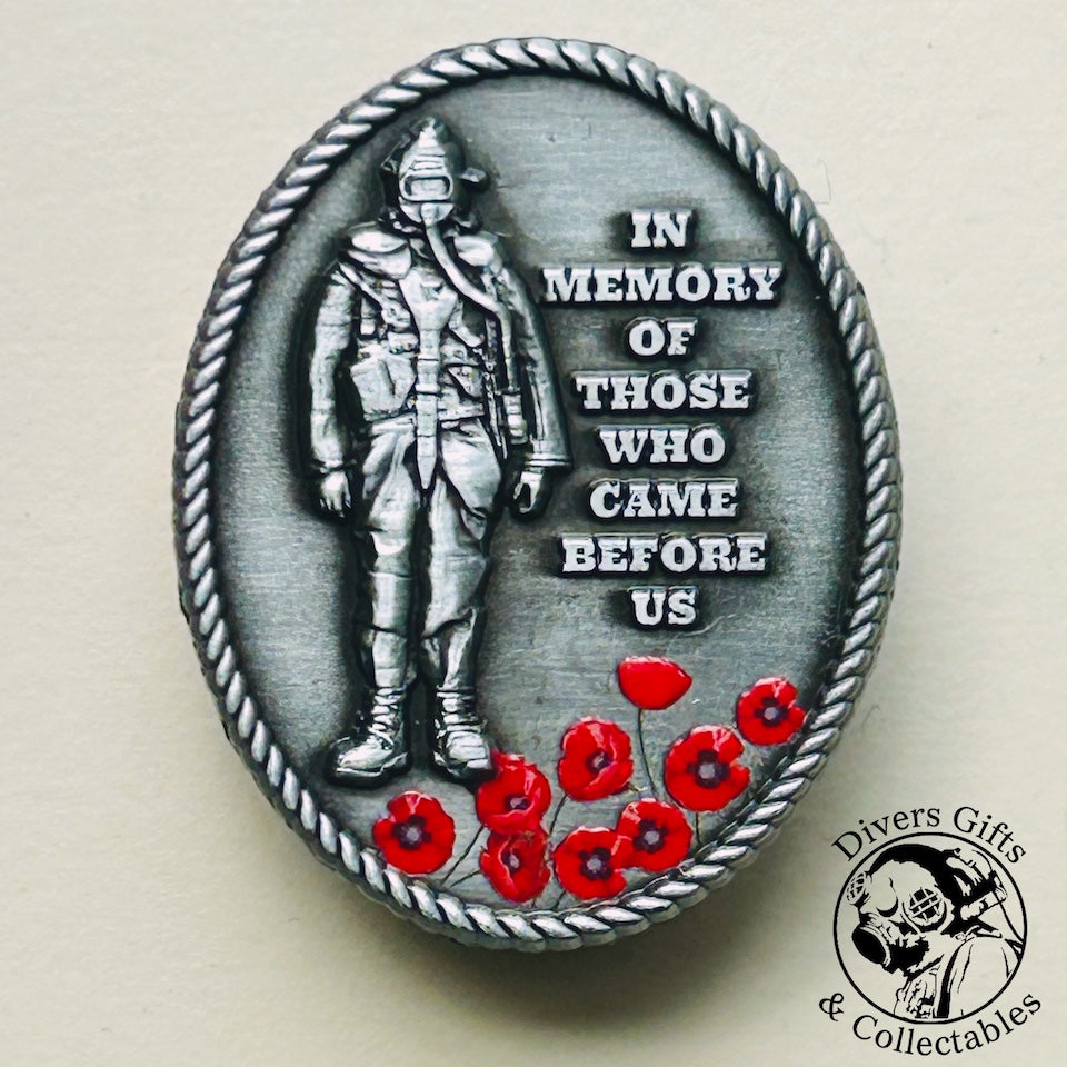 Navy Diver Remembrance Lapel Pin - Divers Gifts