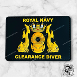 Royal Navy Clearance Diver - Rubber Velcro Patch