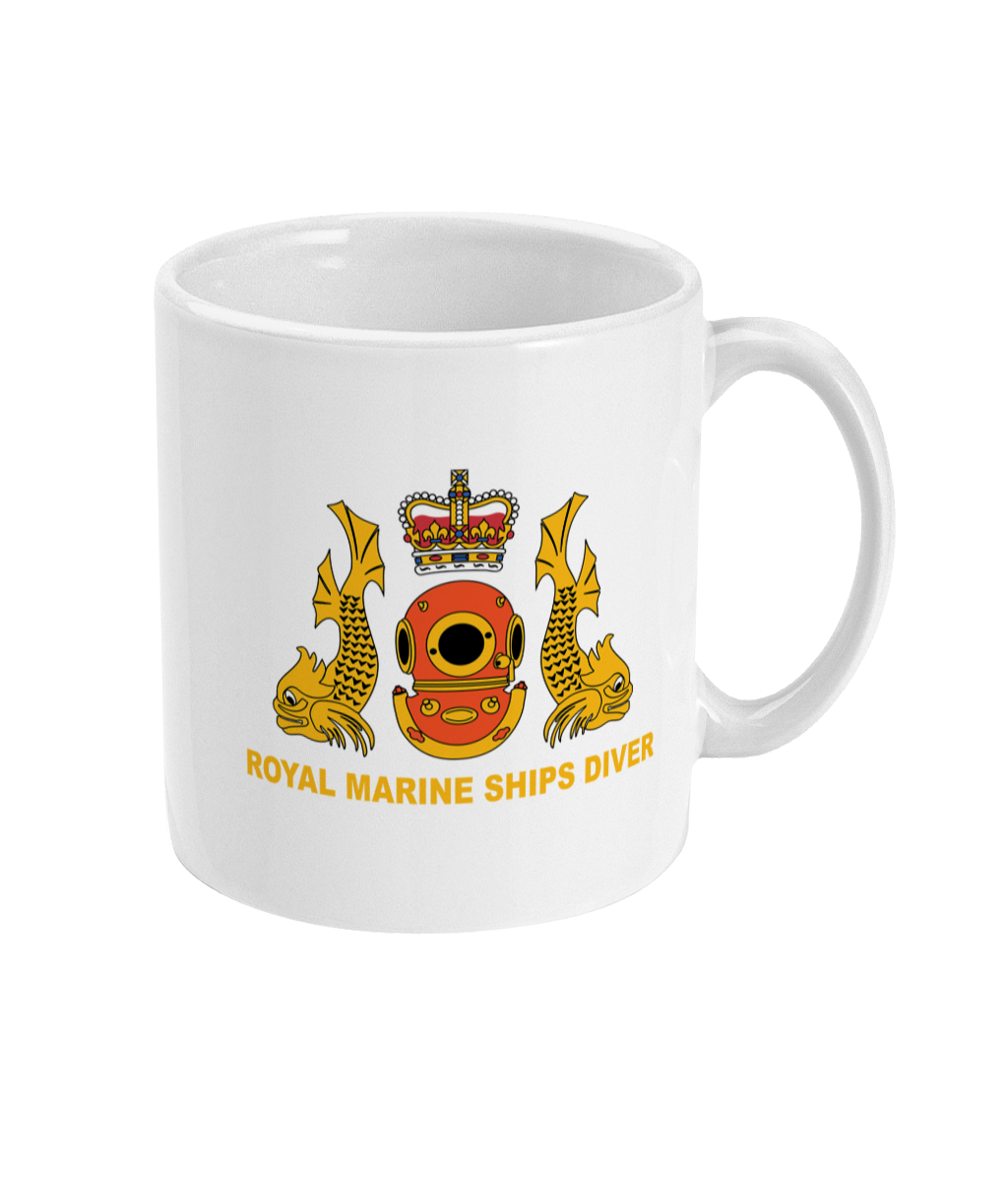11oz Mug Royal Marine Ships Diver