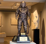 The Final Editions – No.300 of 300 Matched Triplet of Bronze Statuettes: MkV Monument, Military Diver Memorial and Deepwater Diving Monument - Divers Gifts