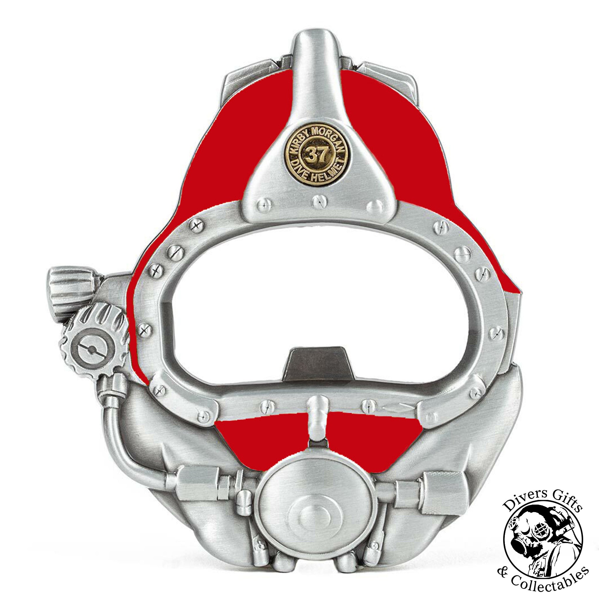 BO-09 - Kirby Morgan® Superlite® Diving Helmet Bottle Opener & Fridge magnet