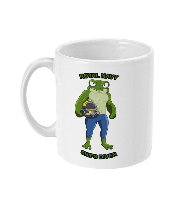 11oz Mug - Royal Navy Ships Diver - Divers Gifts