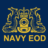 02 - Sweatshirt - Navy EOD - (Printed Front and Back) - Divers Gifts