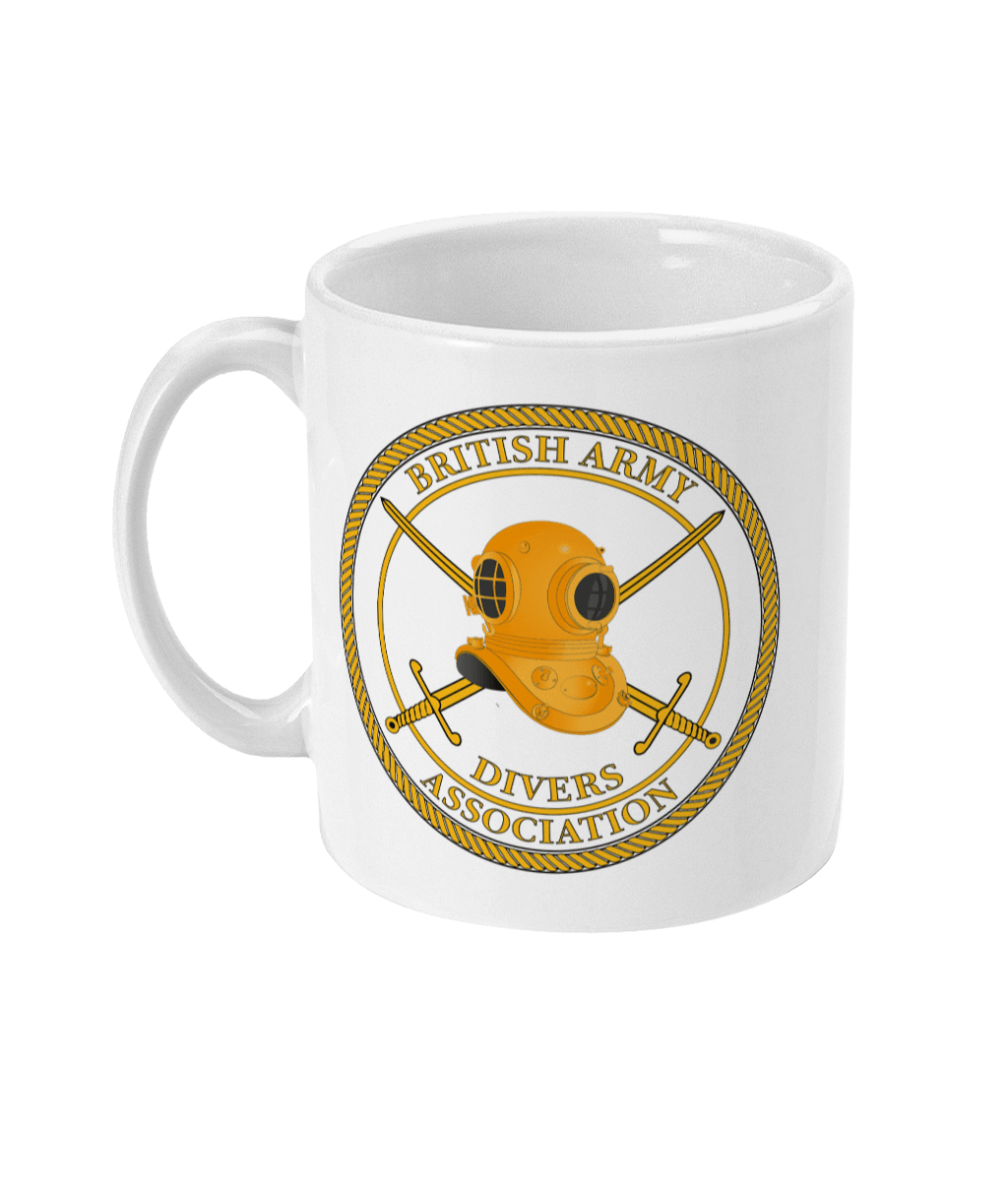BADA - Ceramic Mug - Gold Logo - Divers Gifts
