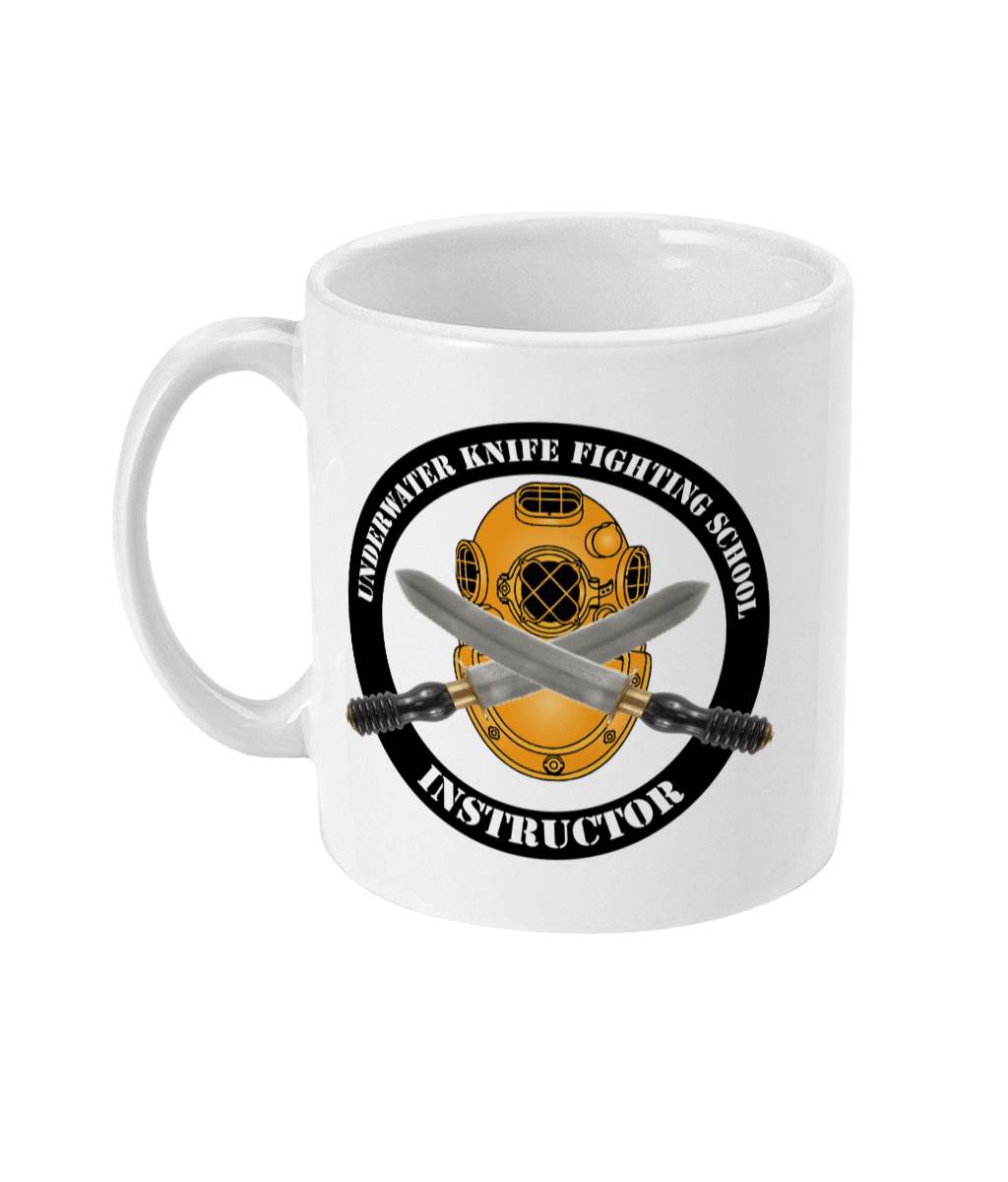 11oz Mug 53 - Underwater Knife Fighting School - Divers Gifts