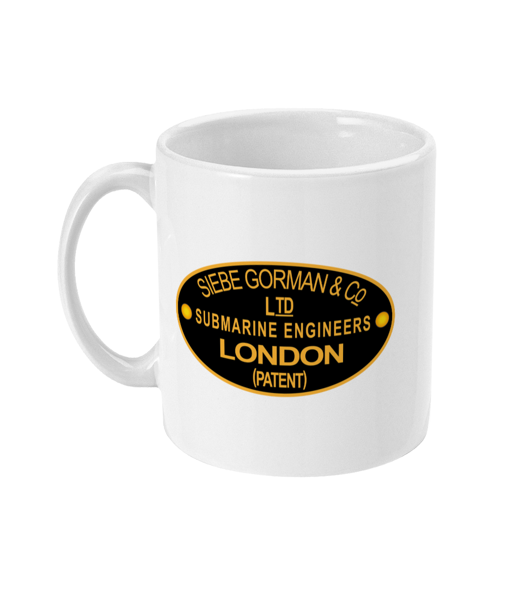 11oz Mug 35 - Siebe Gorman Nameplate - Divers Gifts