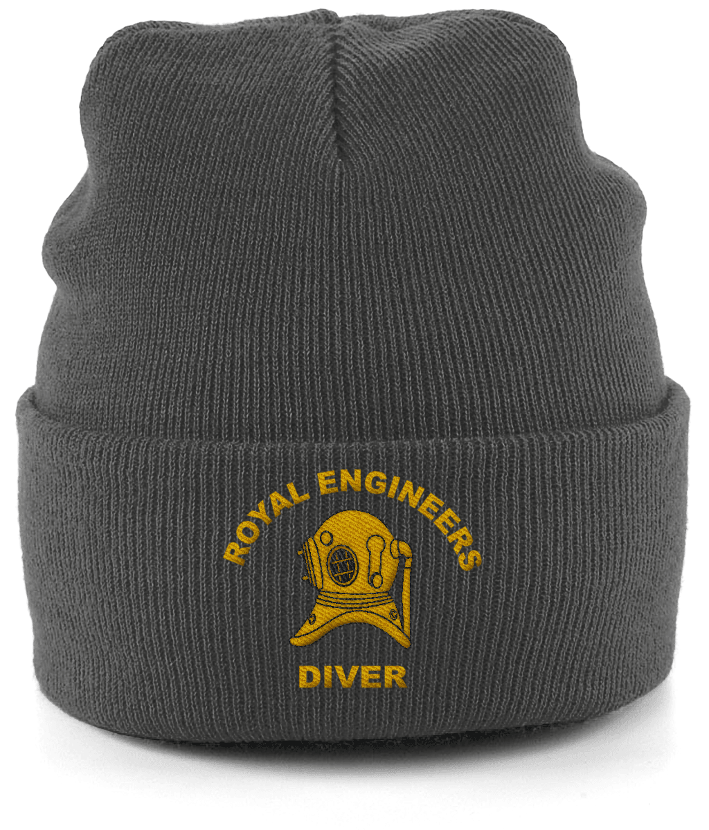 Royal Engineers Diver - Cuffed-Beanie - Divers Gifts