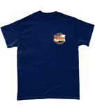 63 - RNCD with White Ensign - Clear Background - T-Shirt (Printed Front and Back) - Divers Gifts