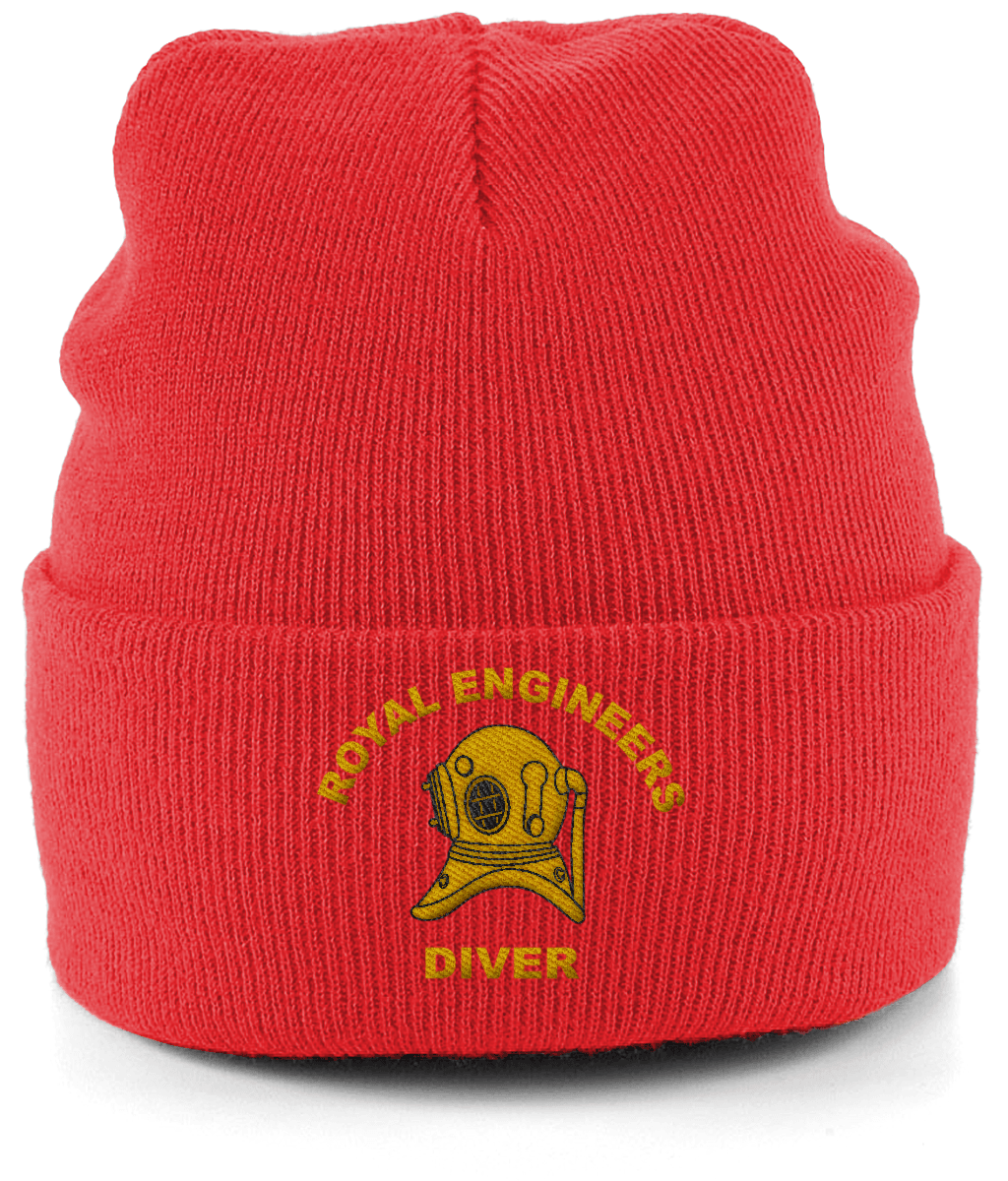 Royal Engineers Diver - Cuffed-Beanie - Divers Gifts