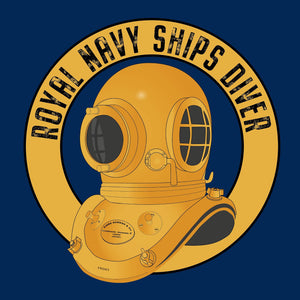 19 - Sweatshirt - RN Ships Diver - (Printed Front and Back) - Divers Gifts
