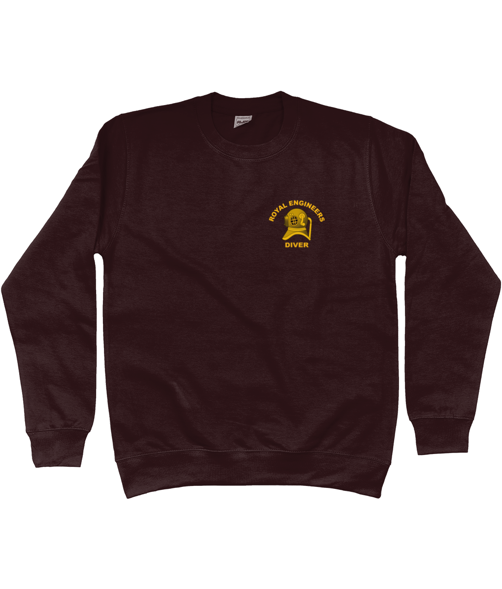 90 - Royal Engineers Divers - Sweatshirt (Printed Front)