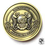 04 - Hooyah Deep Sea Diver Challenge Coin - Divers Gifts