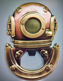 BO-06 - Siebe Gorman Diving Helmet (Brass/Copper) Bottle Opener - Divers Gifts