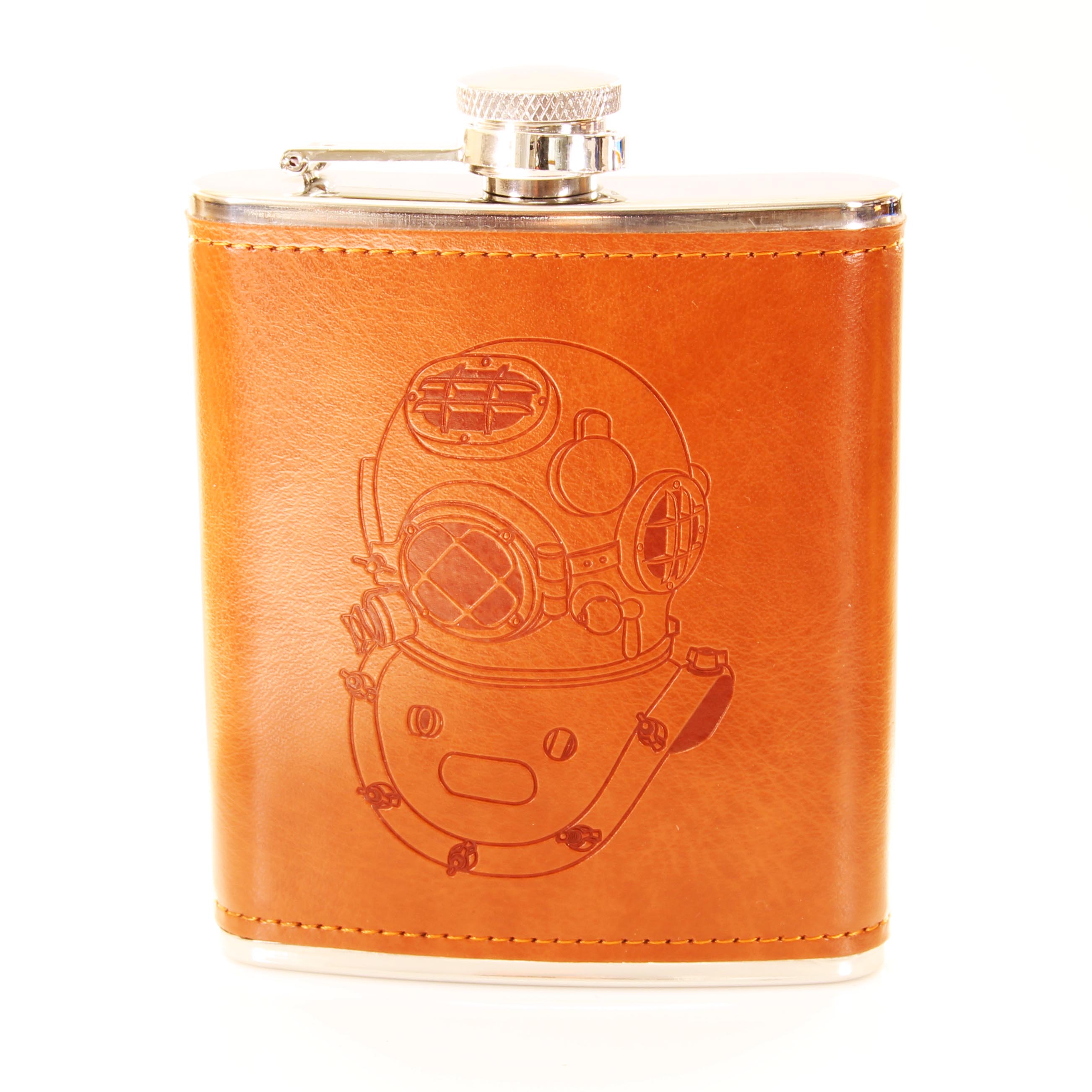 Diving Helmet (MkV) Hip Flask Luxury Gift Set