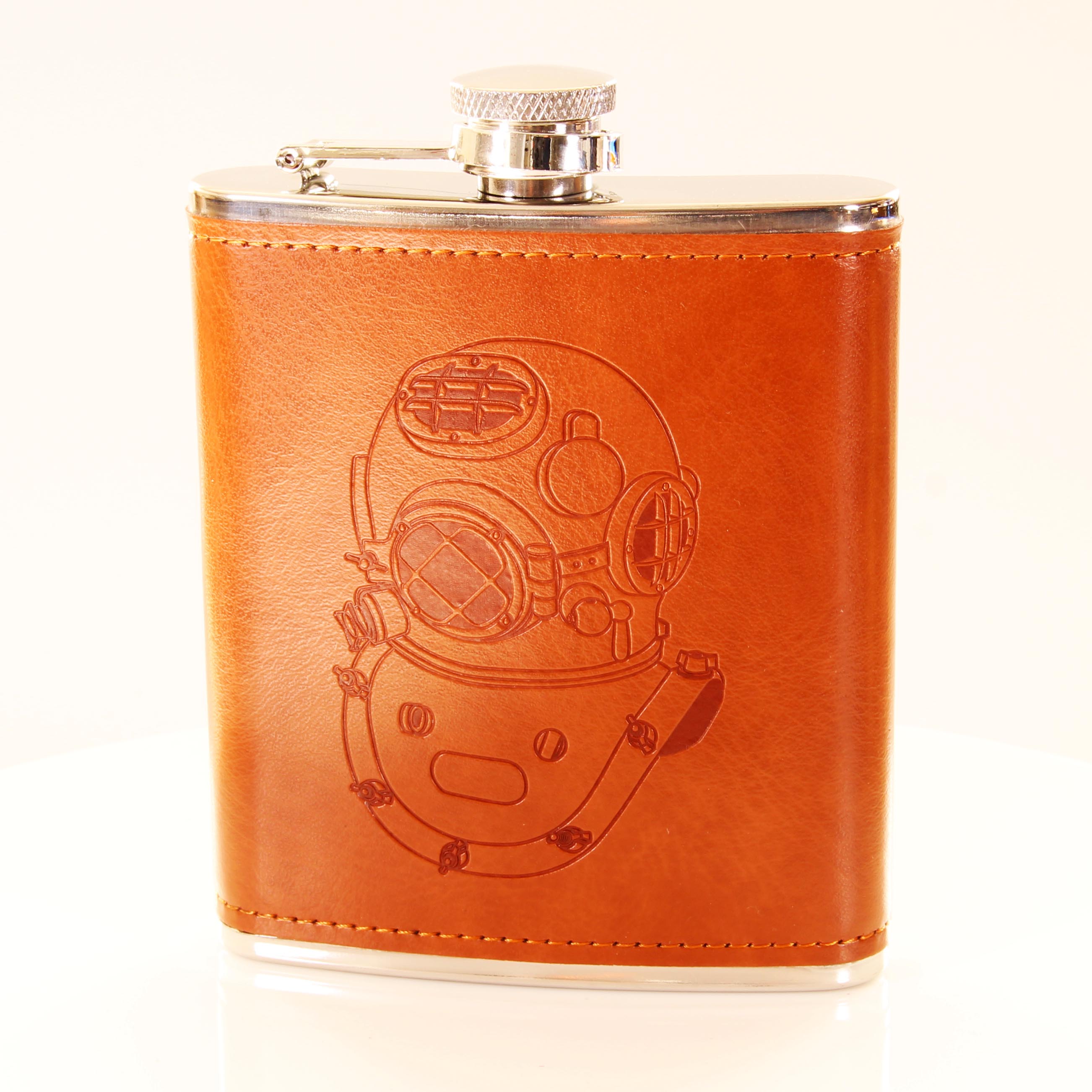 Diving Helmet (MkV) Hip Flask Luxury Gift Set