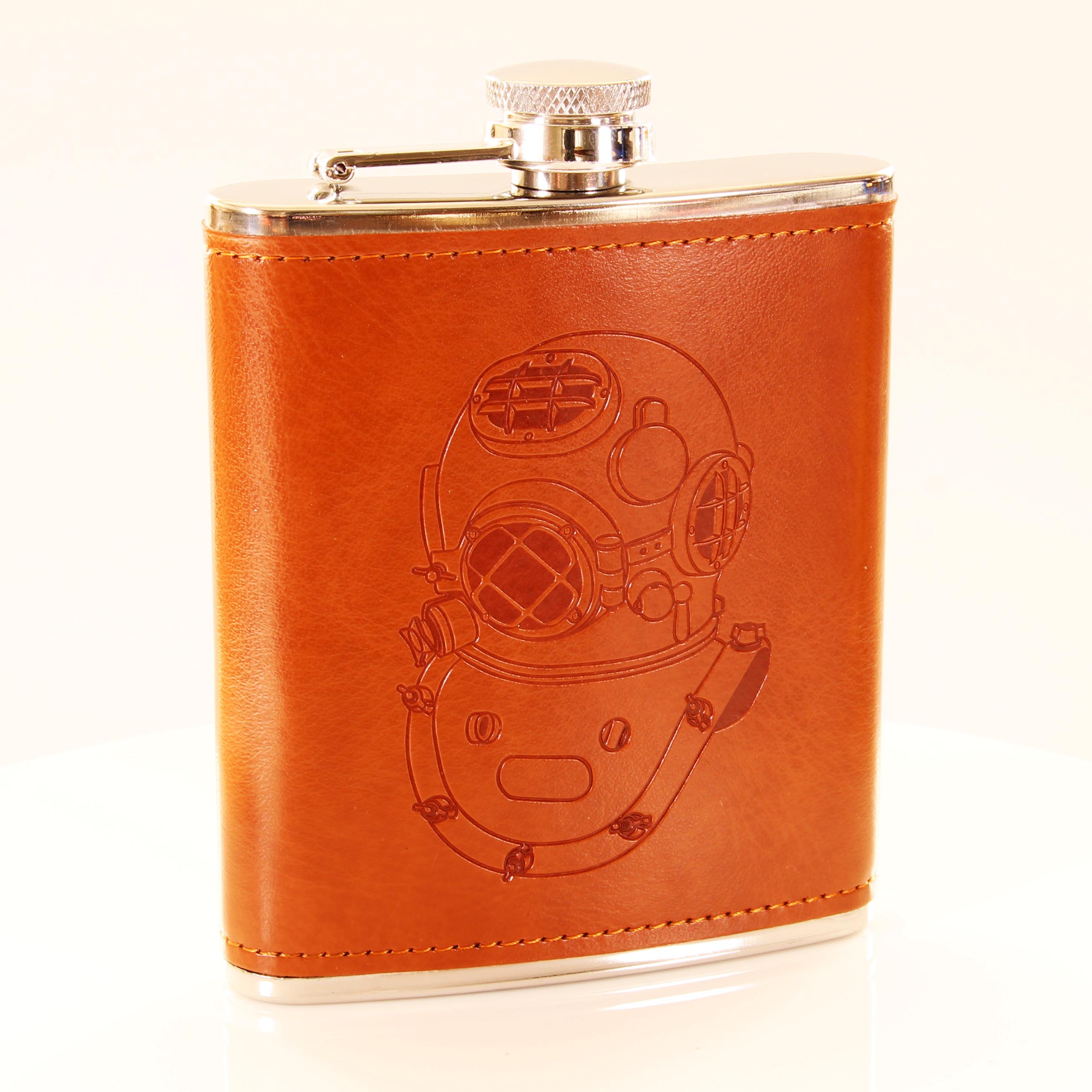 Diving Helmet (MkV) Hip Flask Luxury Gift Set