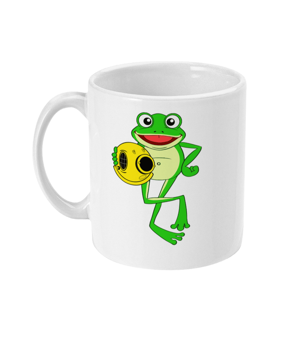 11oz Mug - Happy Frog - Divers Gifts