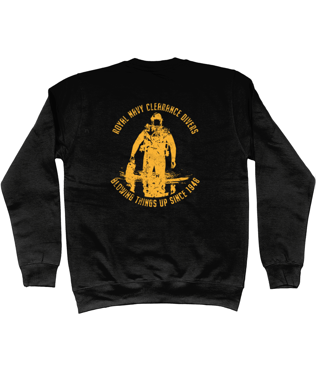 12 - Sweatshirt - Blowing things up - (Printed Front and Back) - Divers Gifts