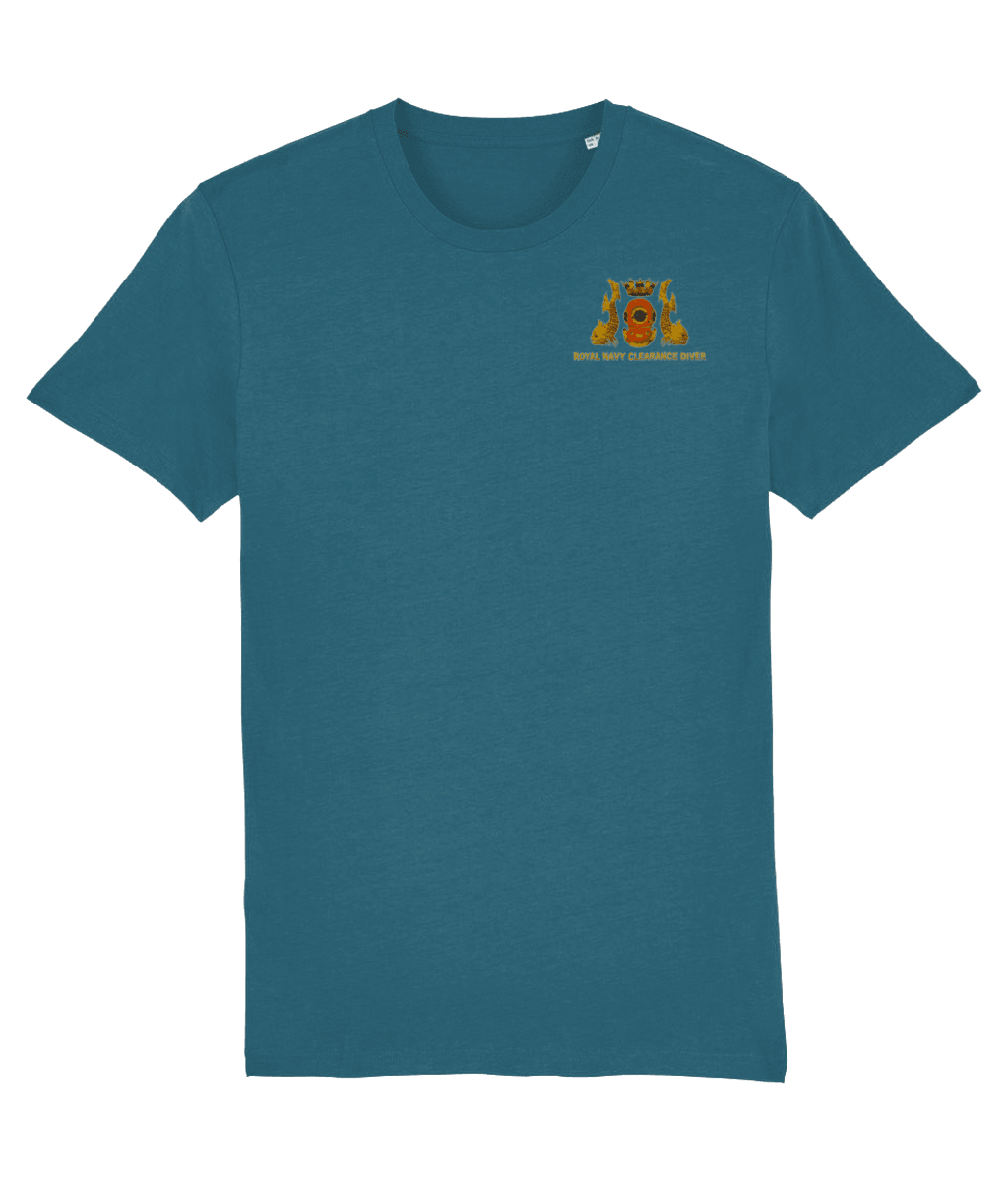 Royal Navy Clearance Diver - Embroidered T-Shirt - Divers Gifts