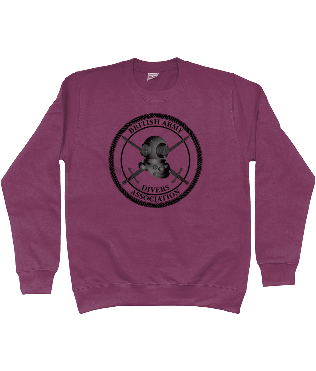BADA - Sweatshirt - Dark Logo Large (Printed Front) - Divers Gifts