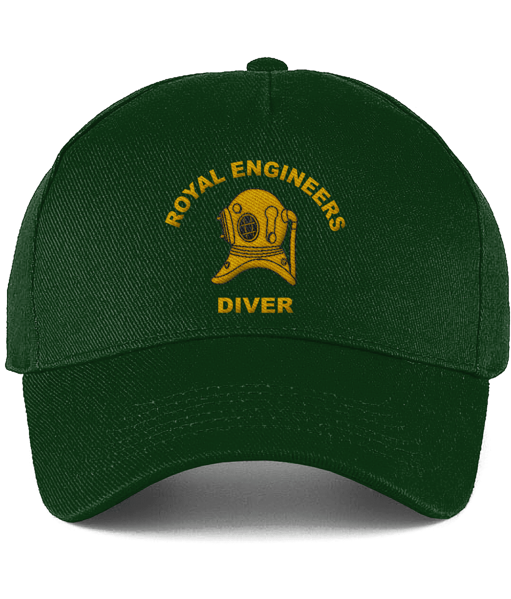 Royal Engineers Diver Embroidered Cotton Cap - Divers Gifts