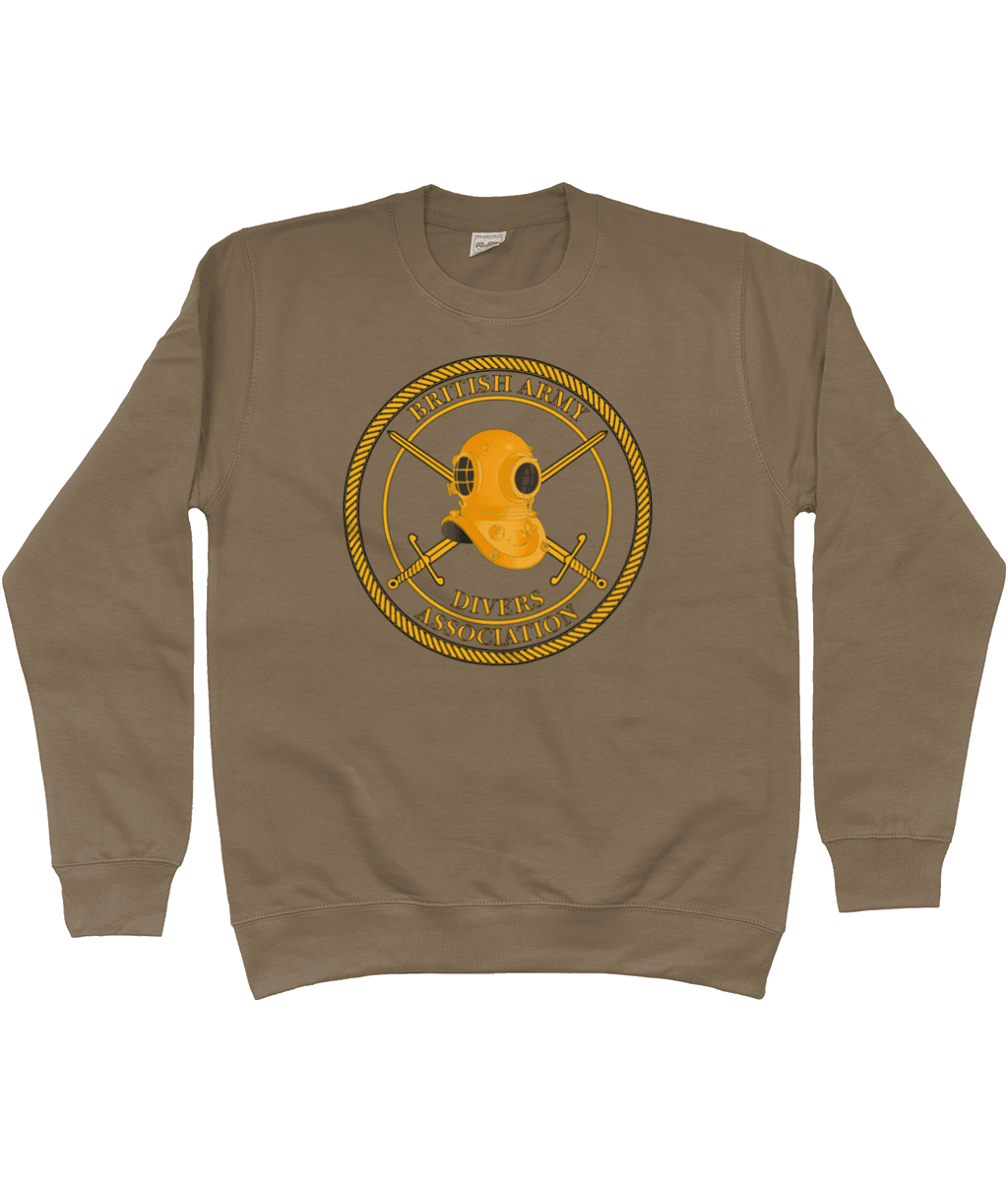 BADA - Sweatshirt - Gold Logo Large (Printed Front) - Divers Gifts